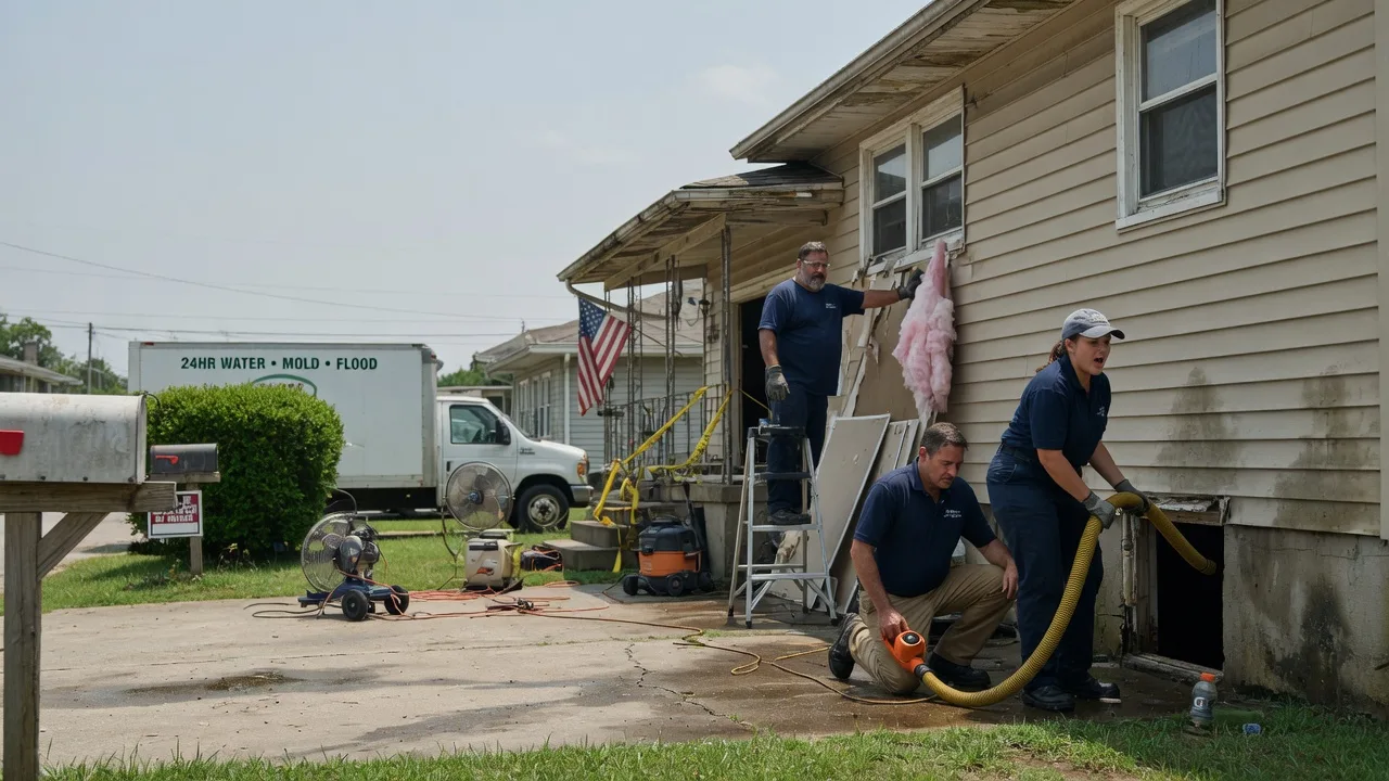 Water Damage Repair in Keenes, IL near me